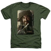 The Hobbit Bofur Men's 30/1 Heather 60 40 Poly Short-Sleeve T-Shirt